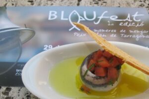 Sardina amb pa amb tomàquet