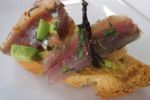 Sardina Marinada amb guacamole